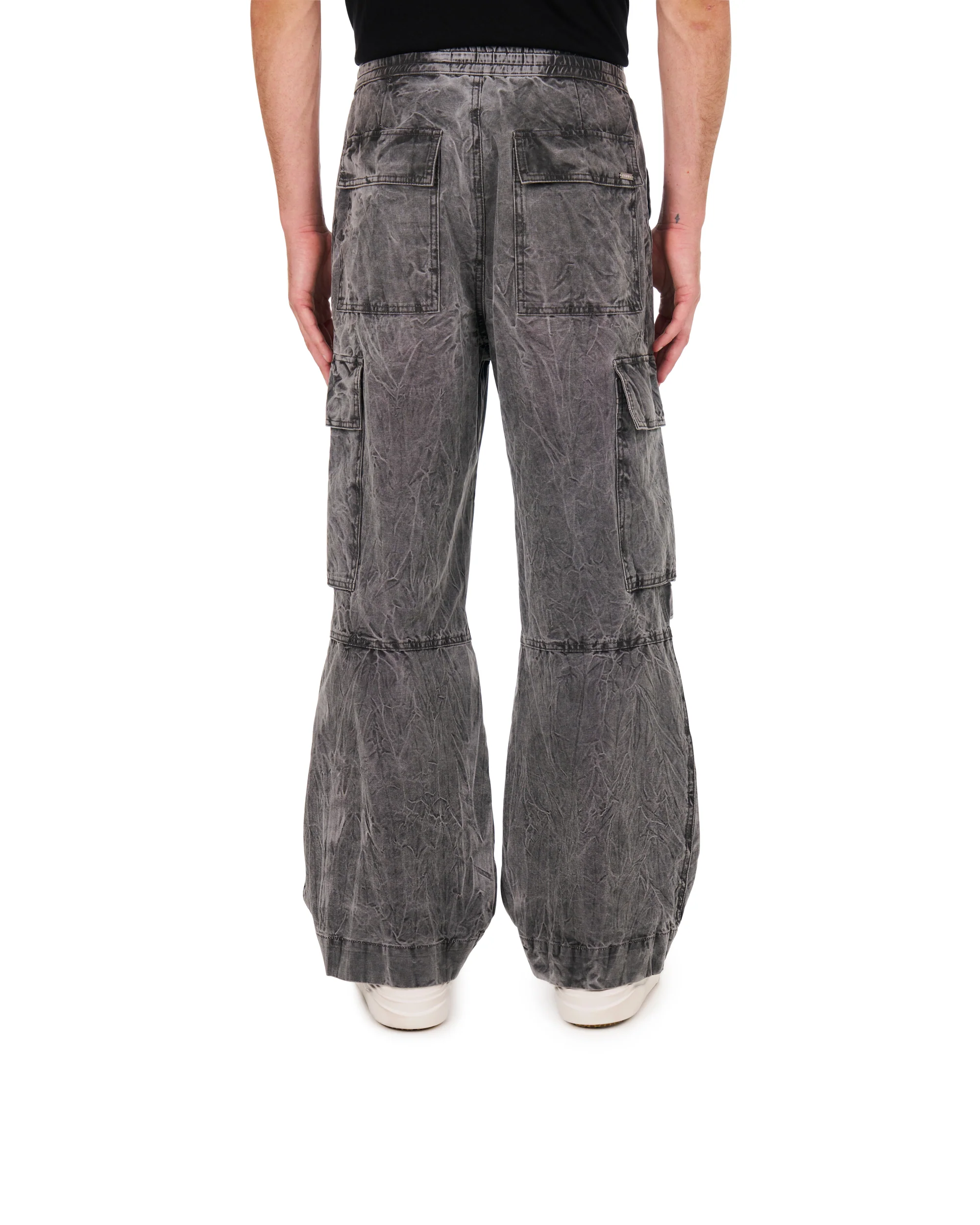 Washed Pleated Cargos - Image 3
