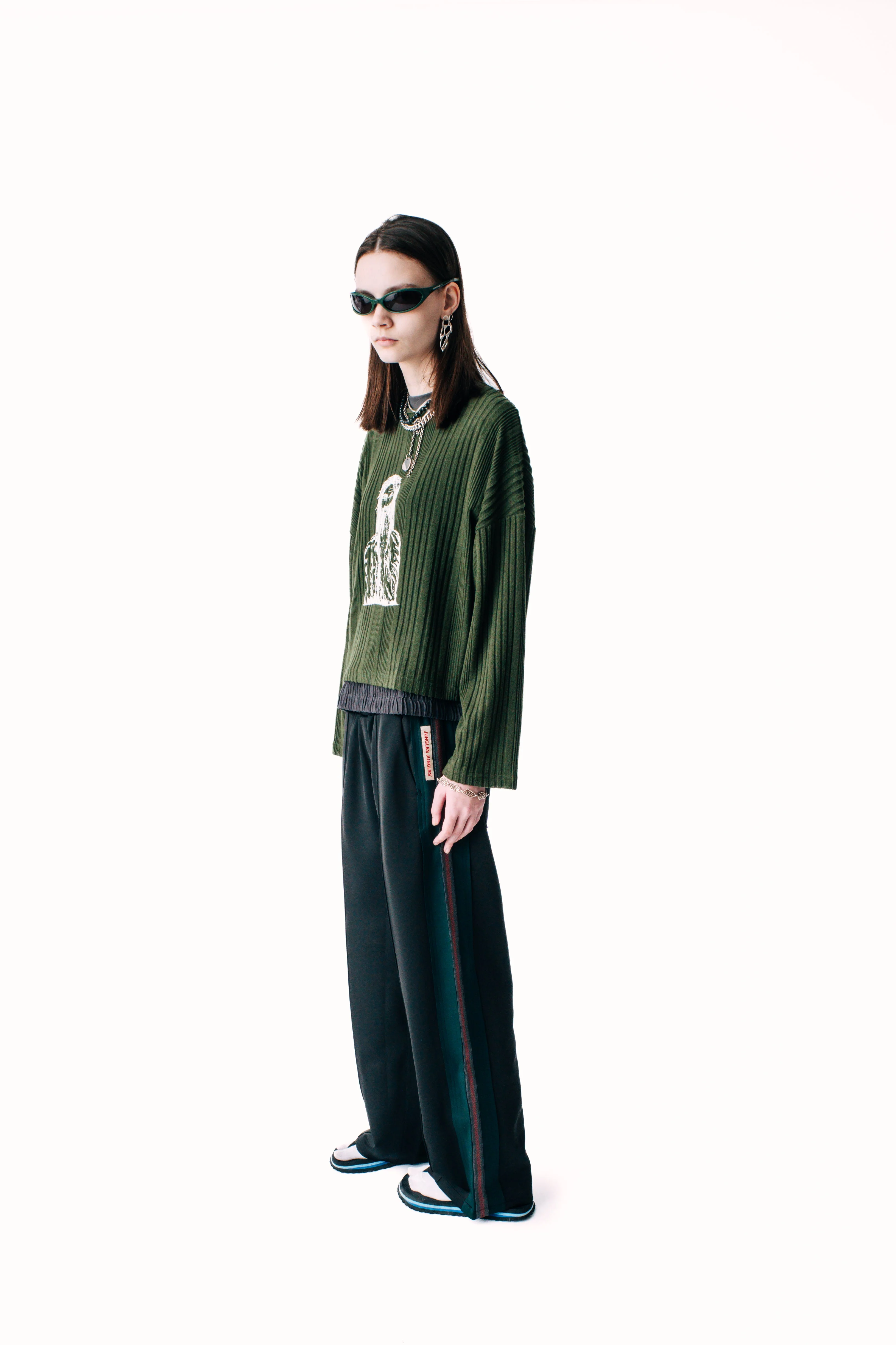 WEAVE TRIM PINTUCK PANTS - Image 11