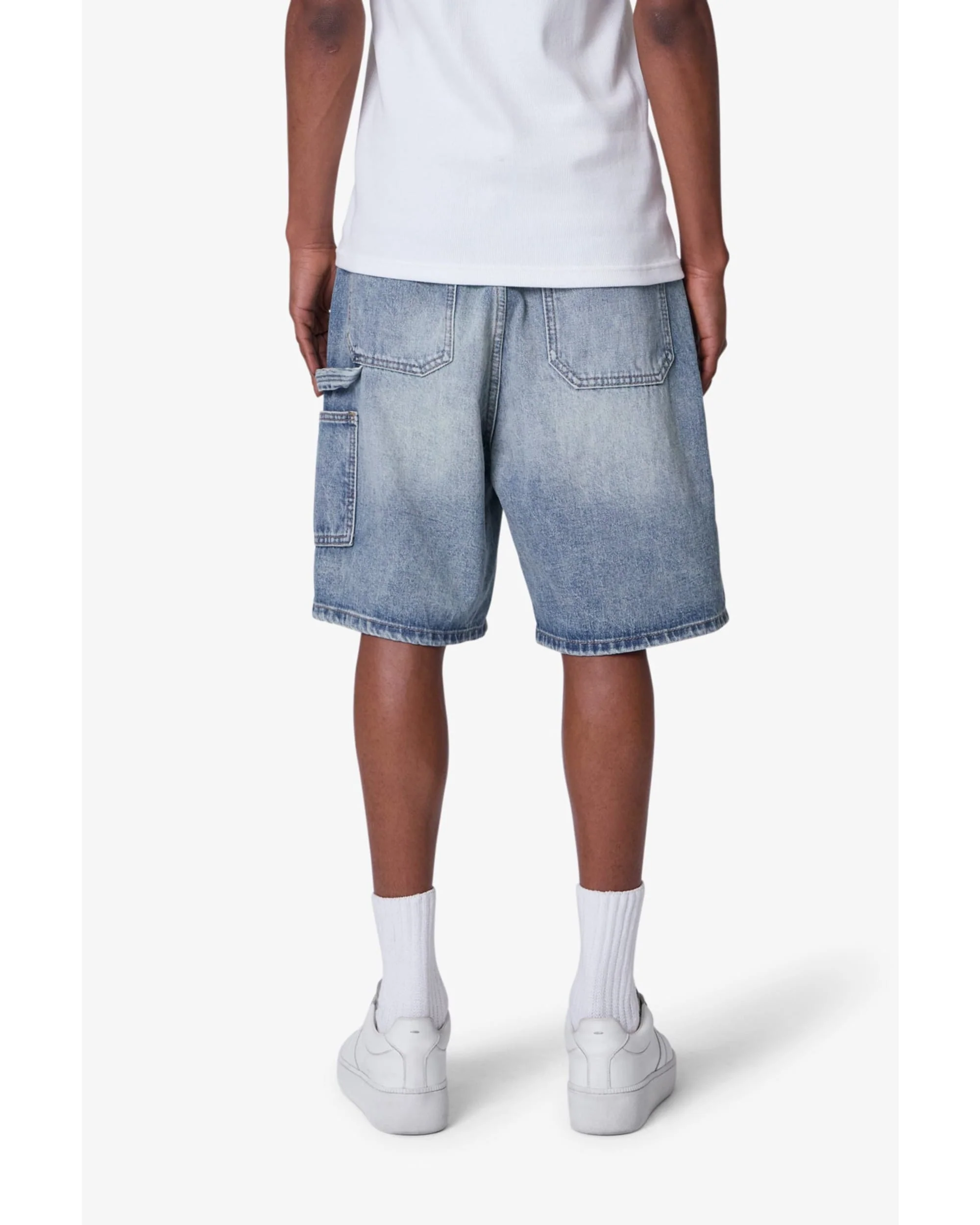 Western Jewel Denim Shorts - Blue - Image 3