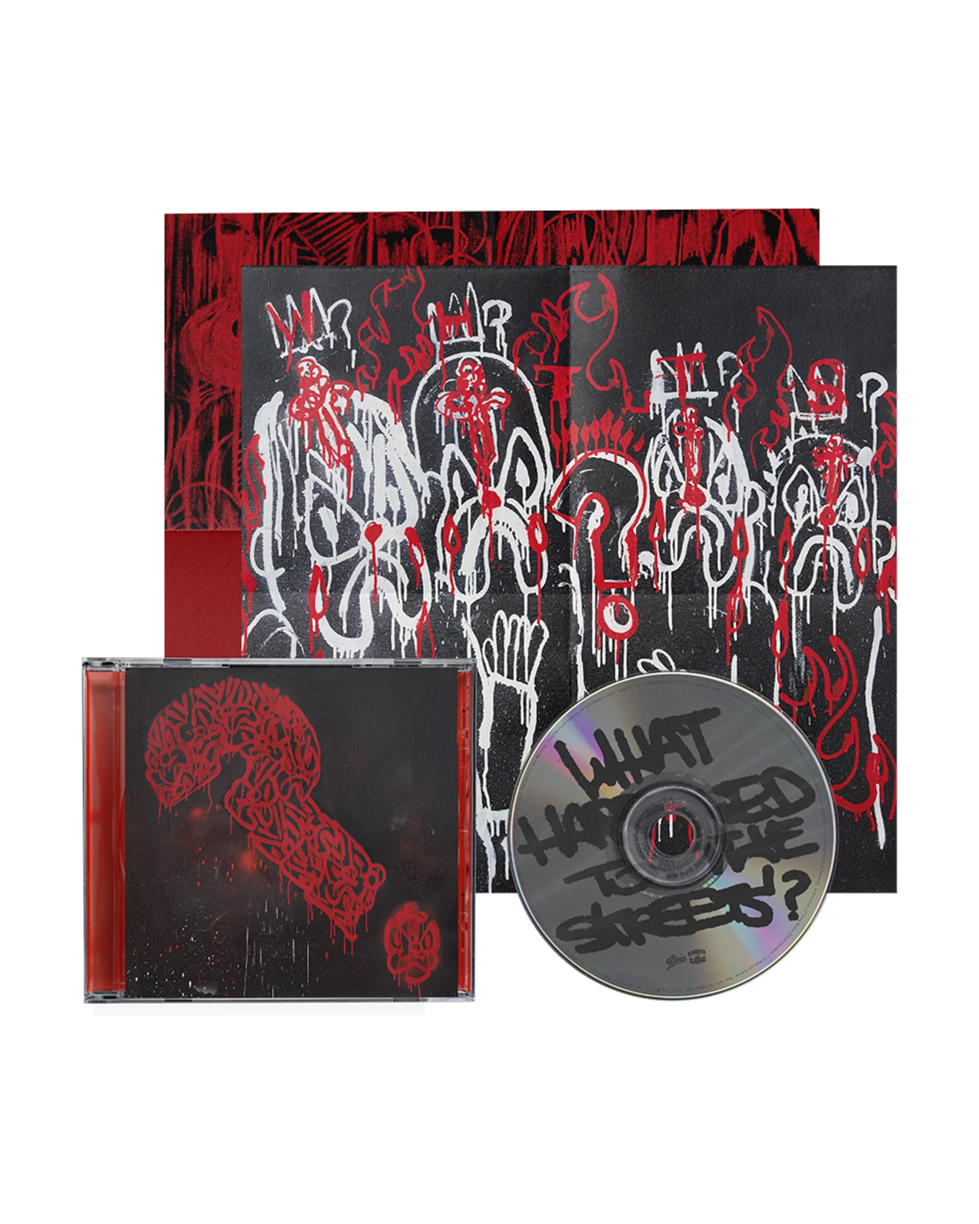 WHAT HAPPENED TO THE STREETS? NUMBERED SLAWN POSTER CD IV