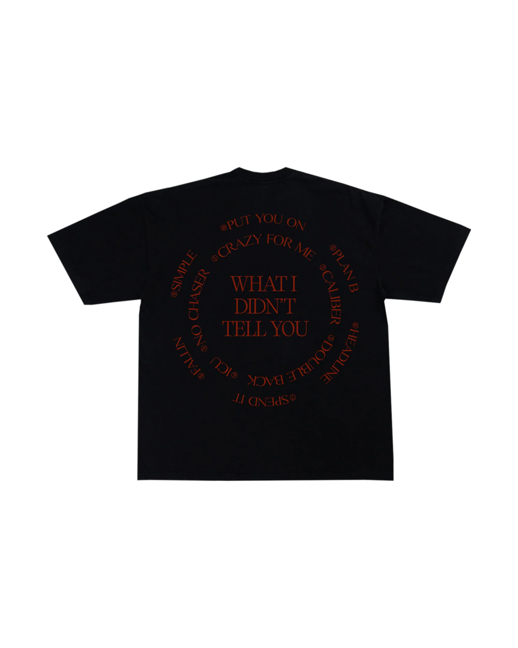 What I Didn't Tell You Black T-Shirt - Image 2