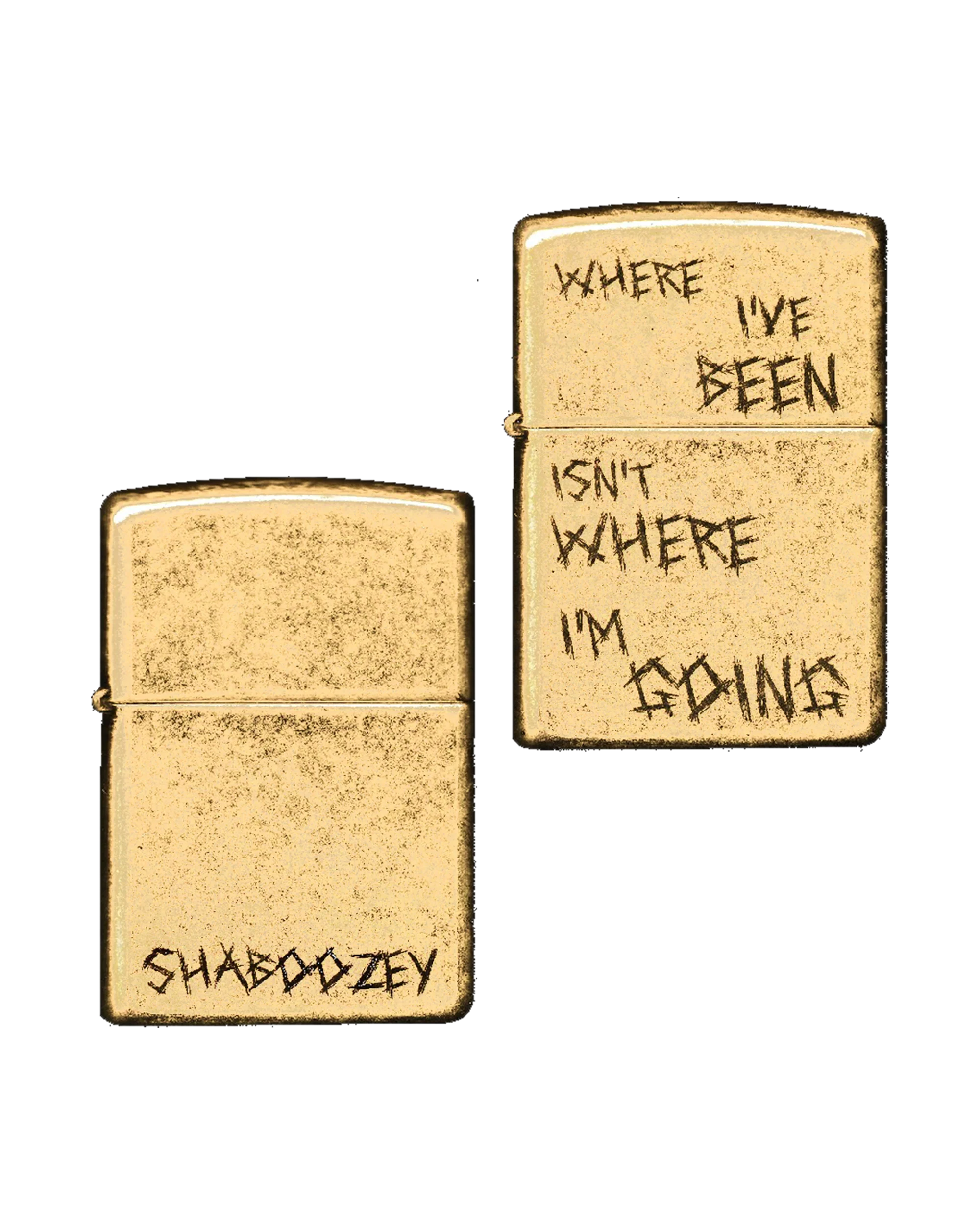 Where I've Been Isn't Where I'm Going Gold Lighter