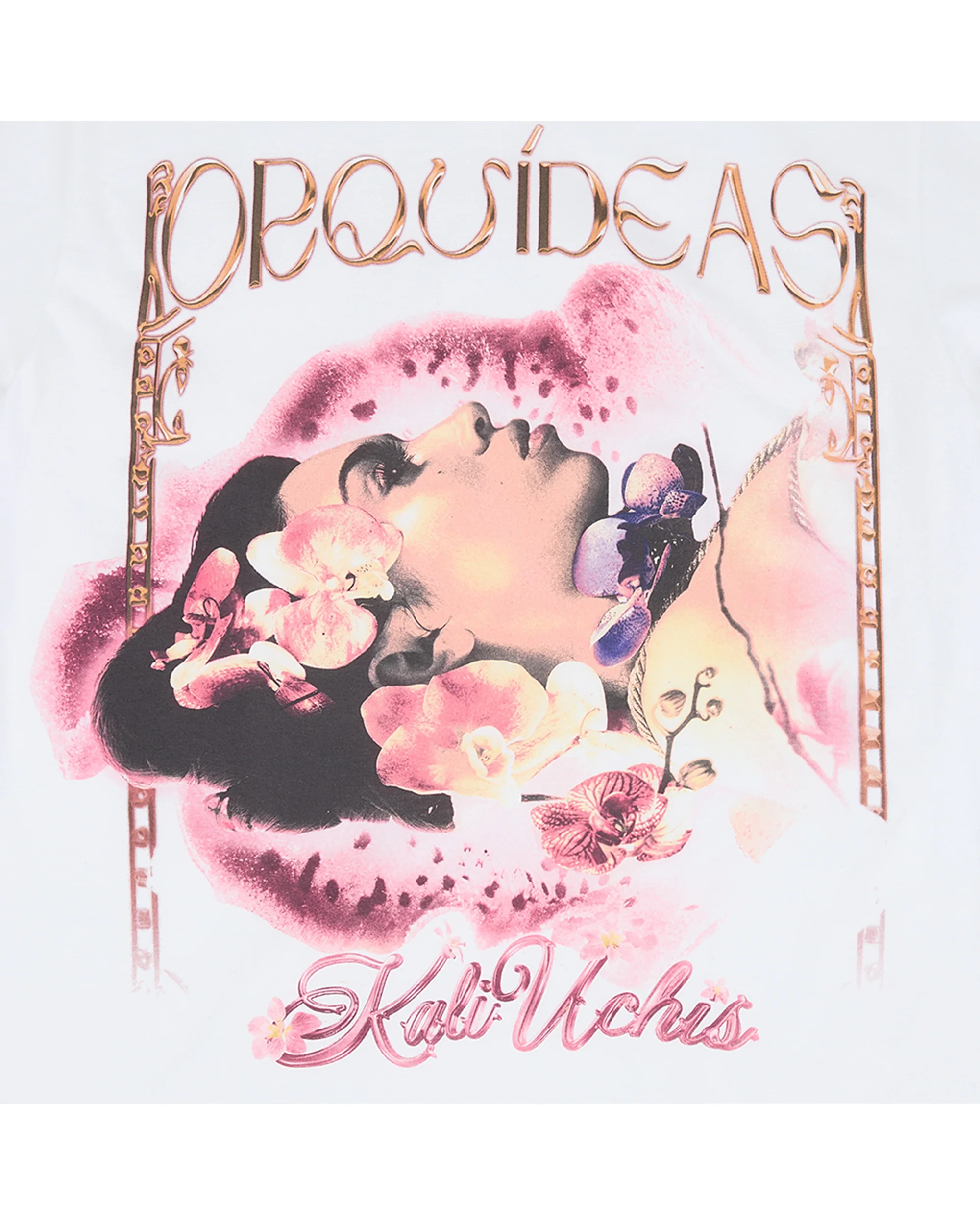 White Orquídeas Short-Sleeve T-Shirt - Image 2