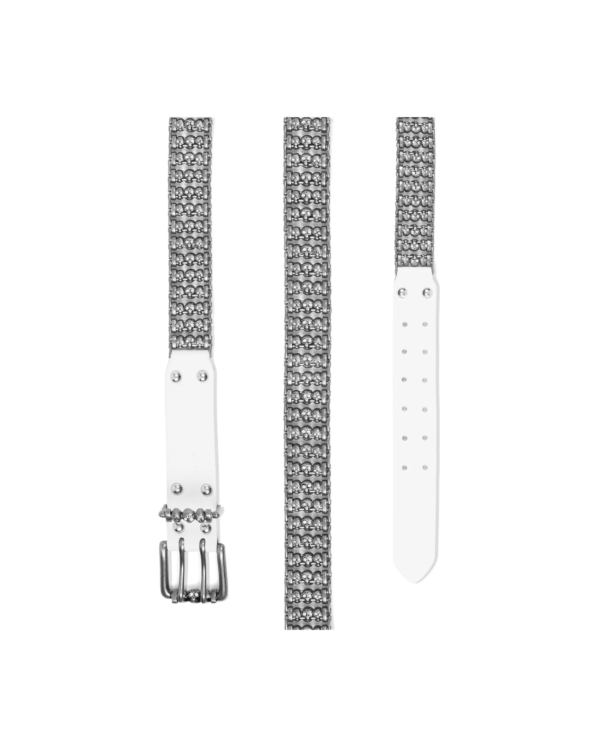 White Skull Roller Belt - Image 2