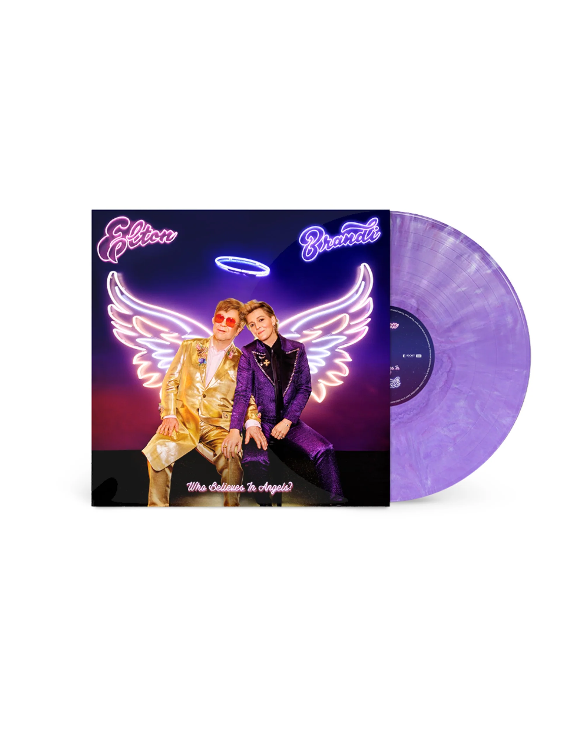 Who Believes In Angels? Limited Edition Neon Angels Vinyl + Brandi Signed Art Card