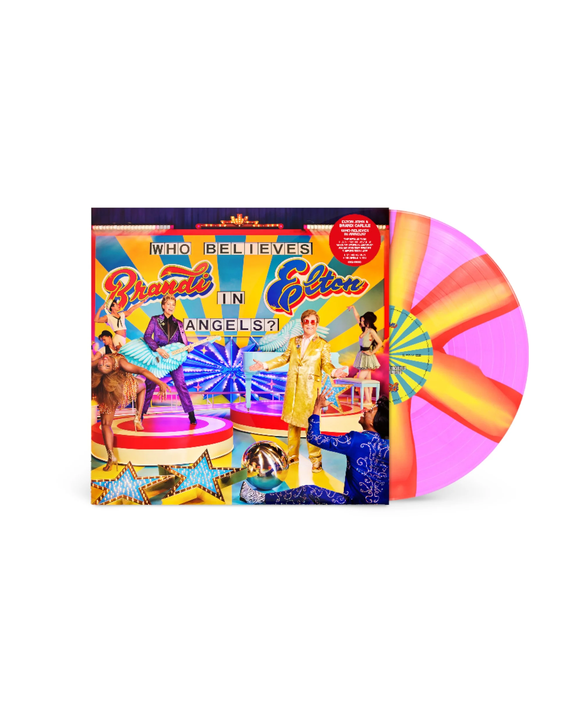 Who Believes in Angels? Pink Spiral Vinyl