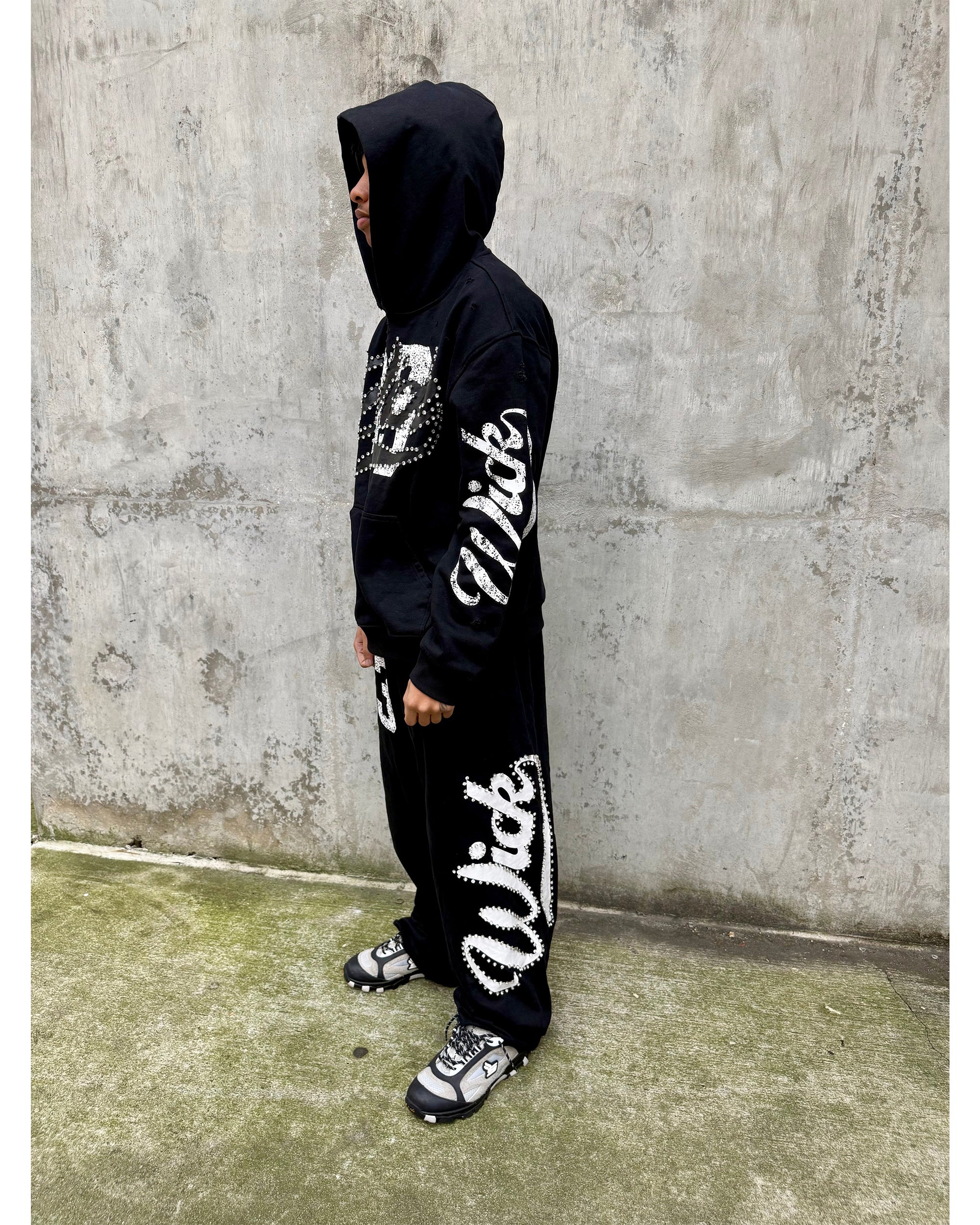 WICK 93 Hoodie - Black - Image 6