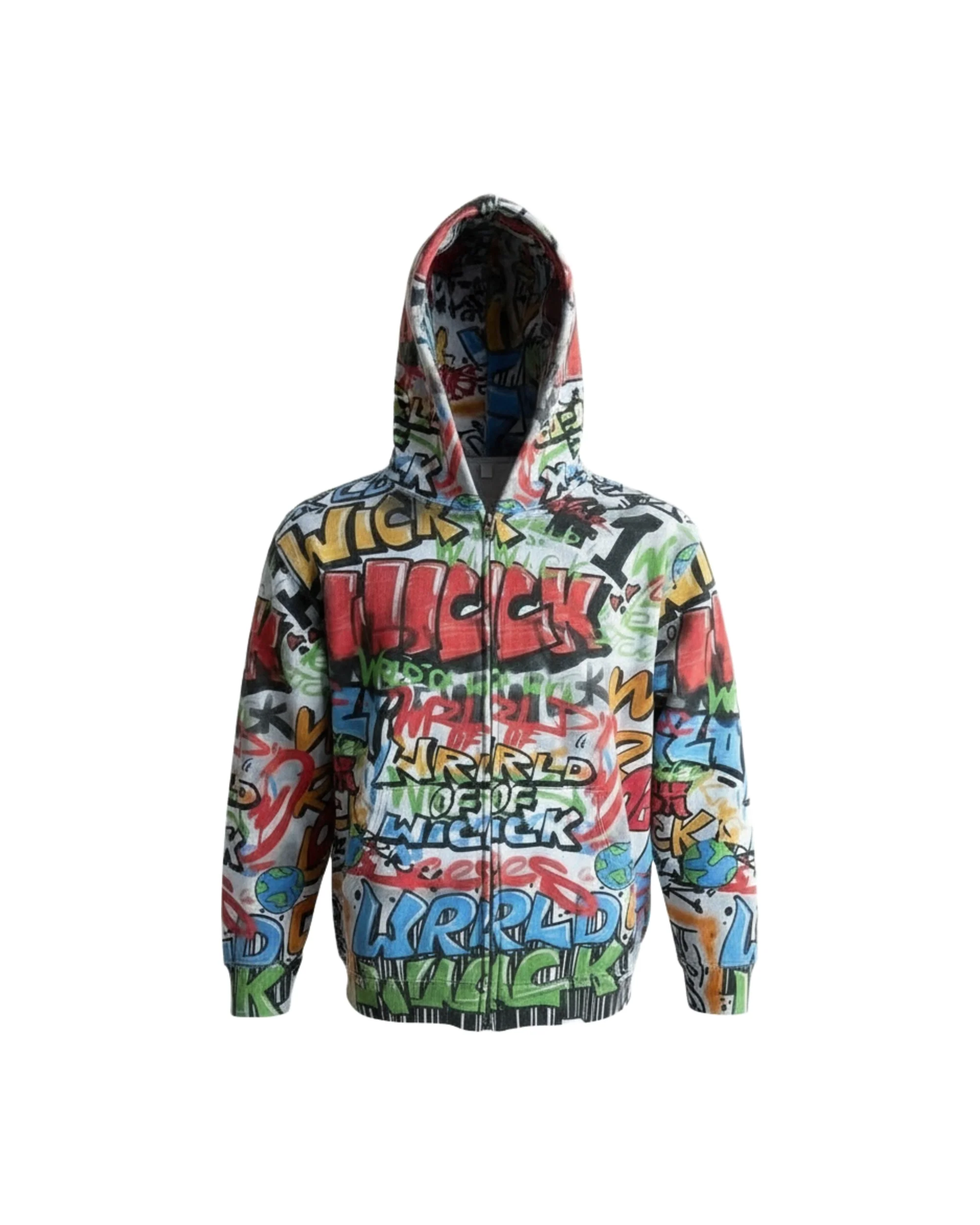 WICK “City Canvas” Graffiti Zip-Up - Image 5