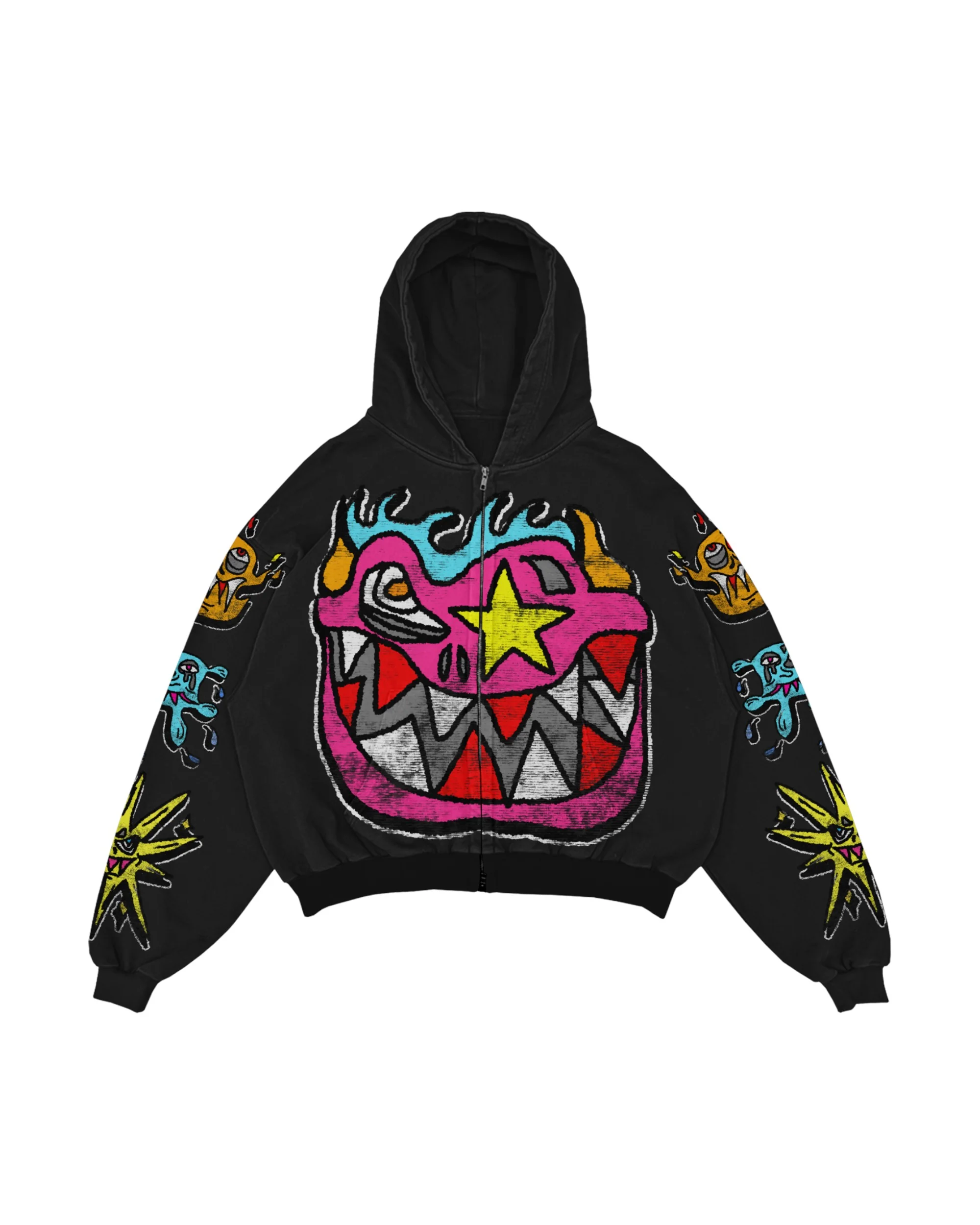 WICK MONSTAR ZIP-UP (BLACK)