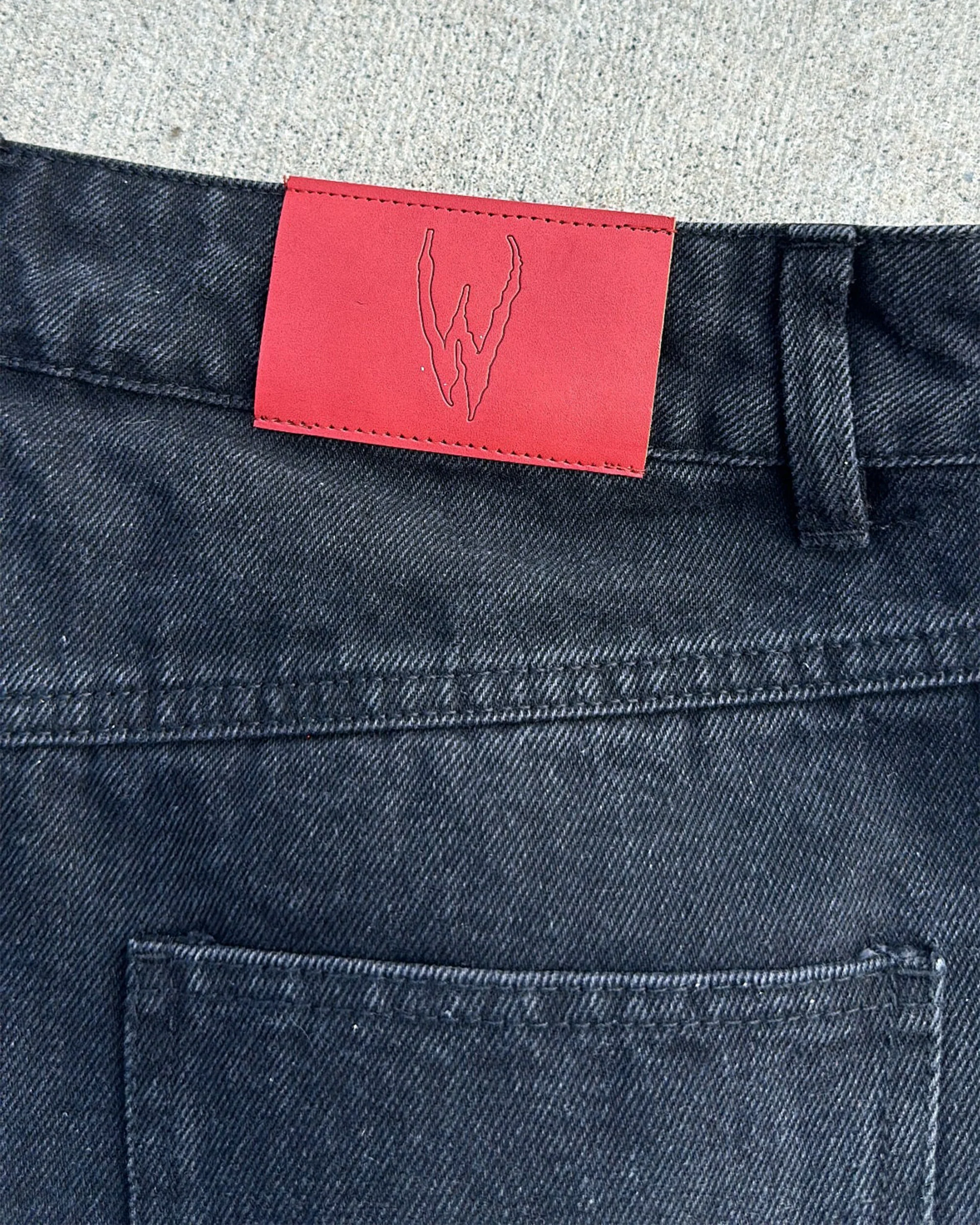 WICK STUDIOS JORTS (BLACK) - Image 6