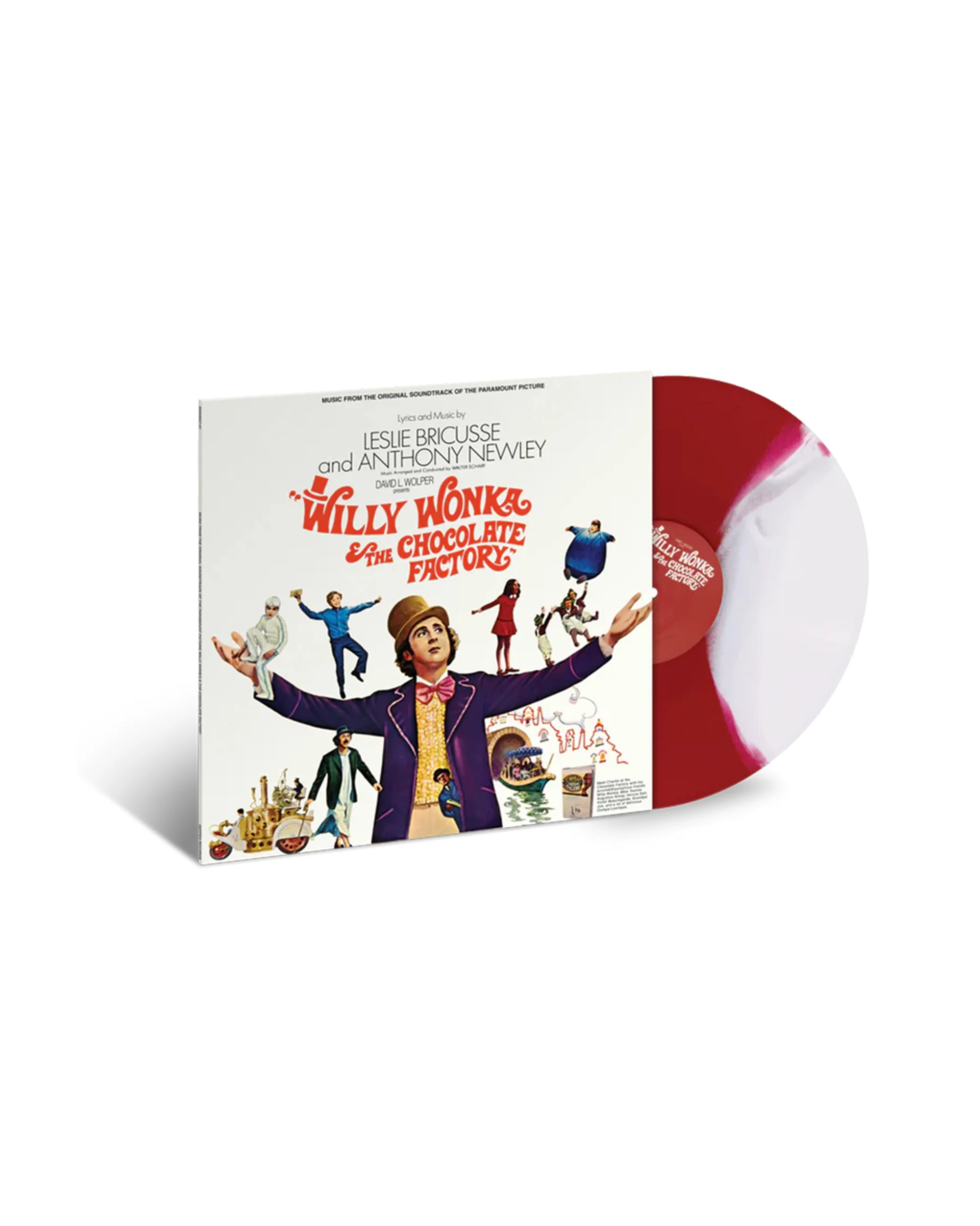 Willy Wonka & the Chocolate Factory (Music From the Original Soundtrack) Limited Edition Red & White Swirl LP