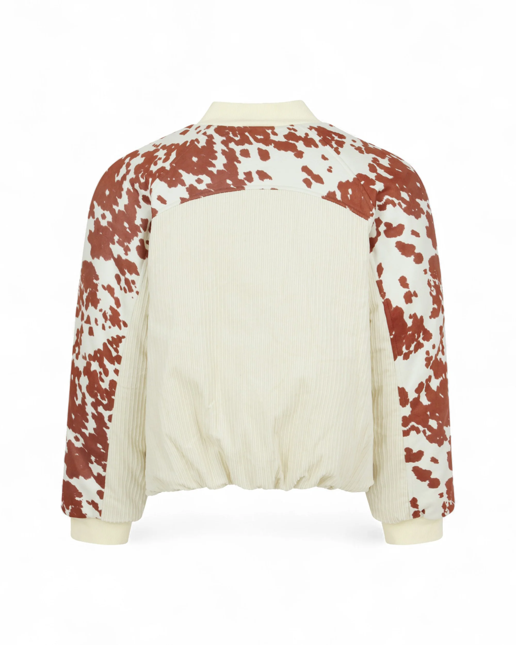 "WNTD" COW SUEDE BOMBER JACKET - Image 2