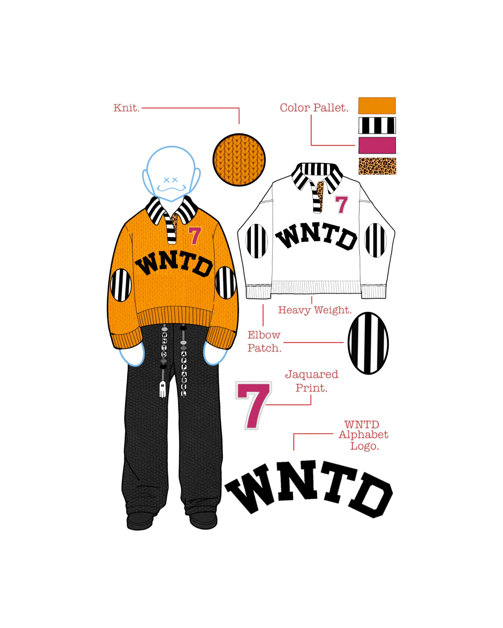 WNTD RUGBY KNIT POLO - Image 3