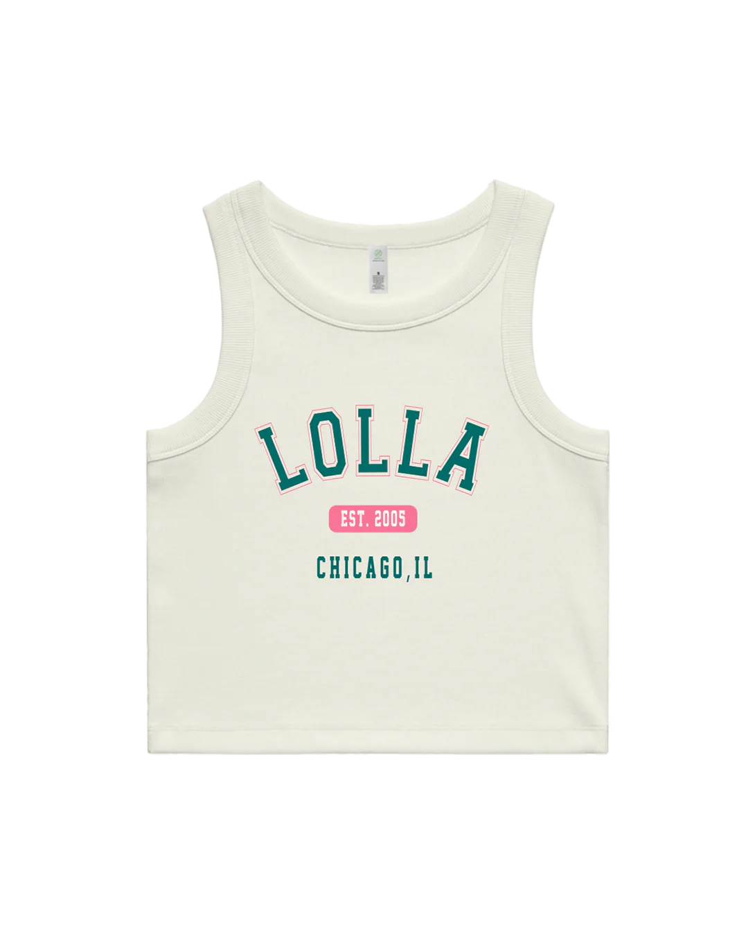 Women's Lolla Collegiate Cropped Tank