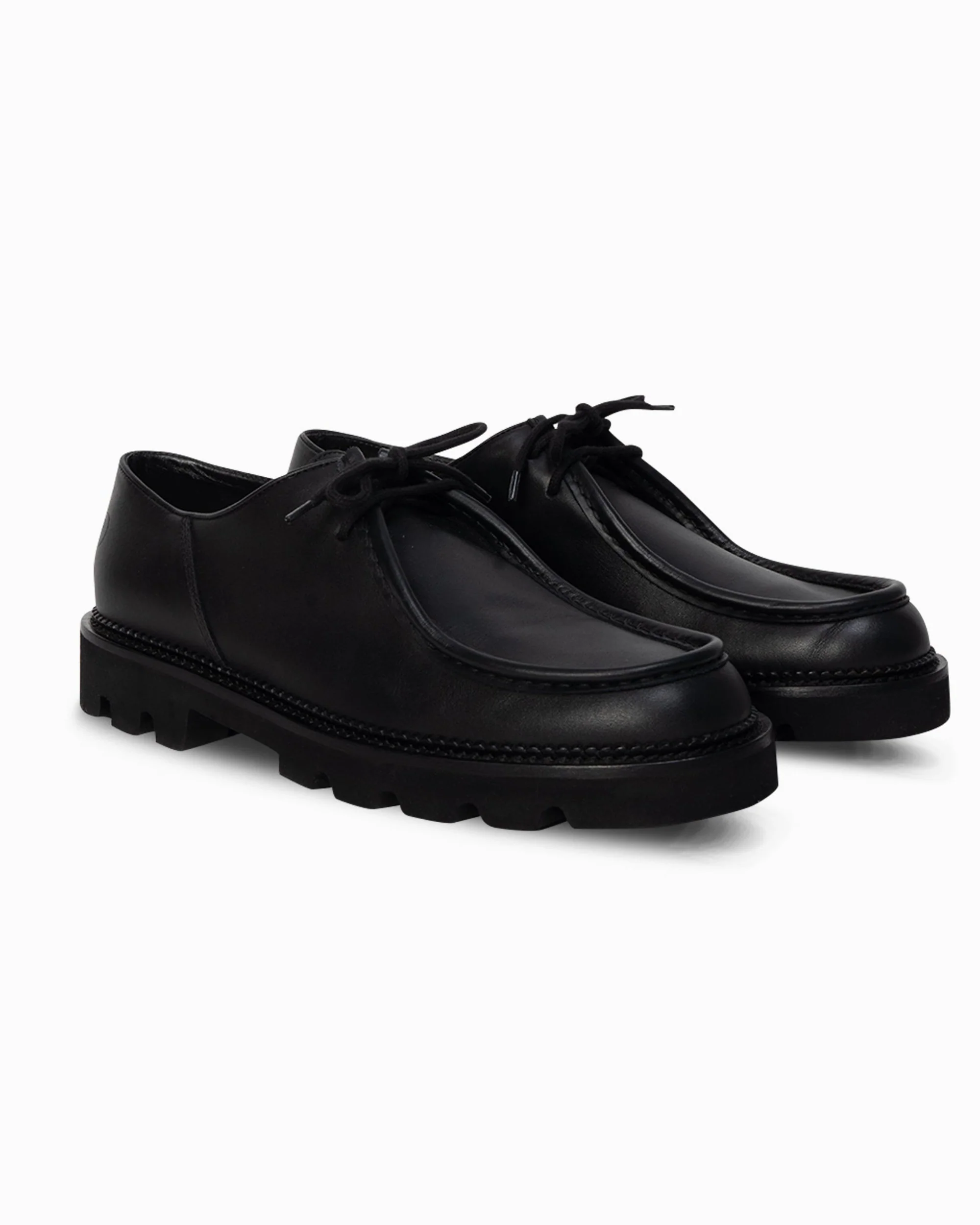 Women's Moc-Toe Derby - Nero - Image 5