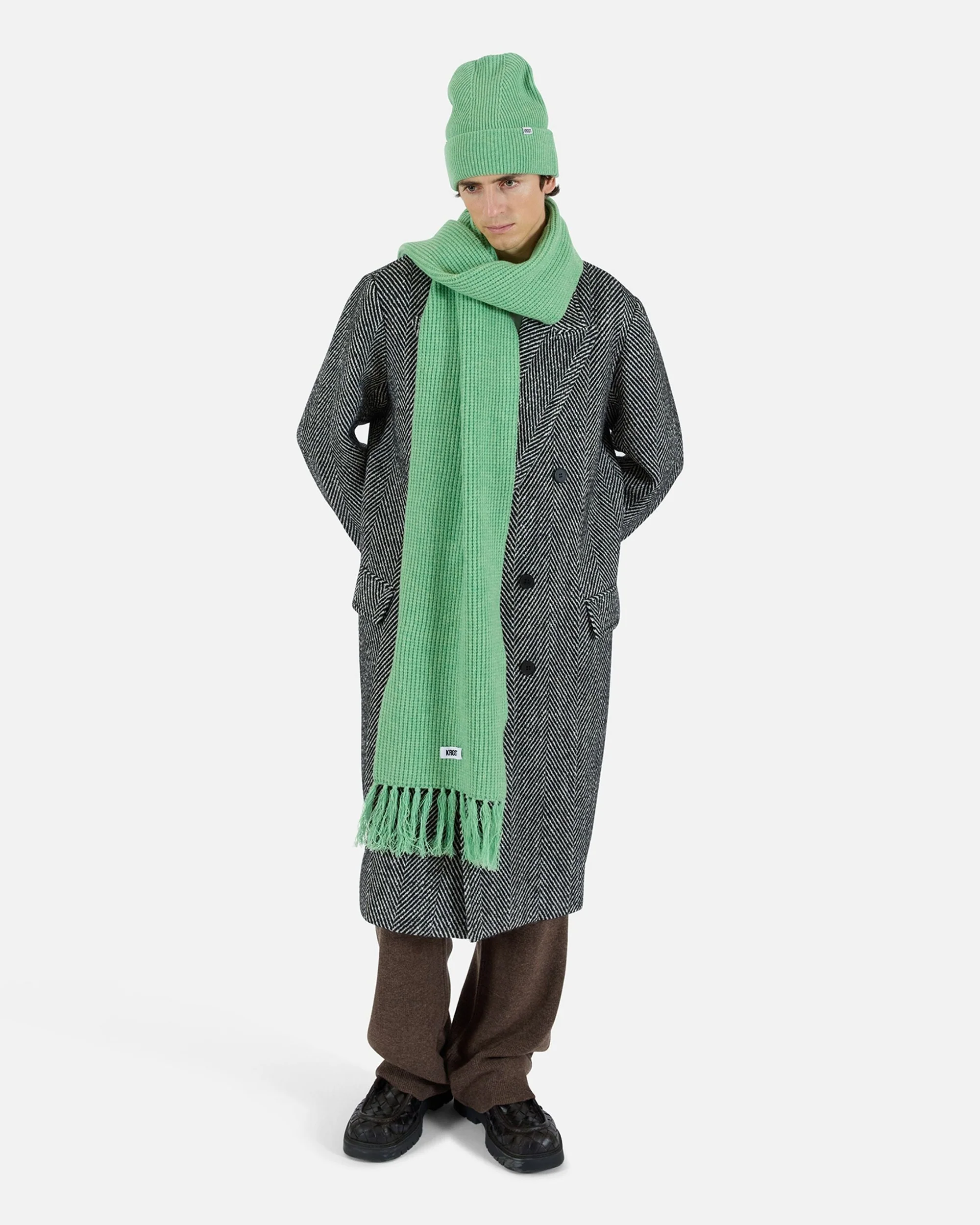 Wool Scarf (Kelly Green) - Image 2