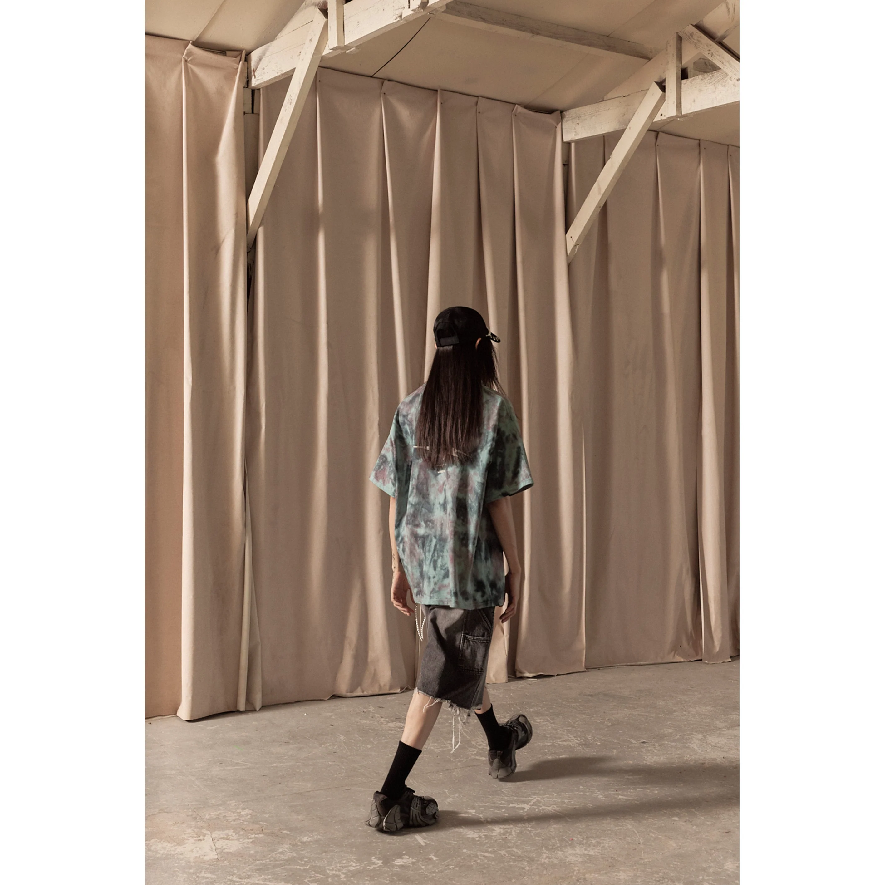 WORK HALF PANTS / BLACK - Image 39