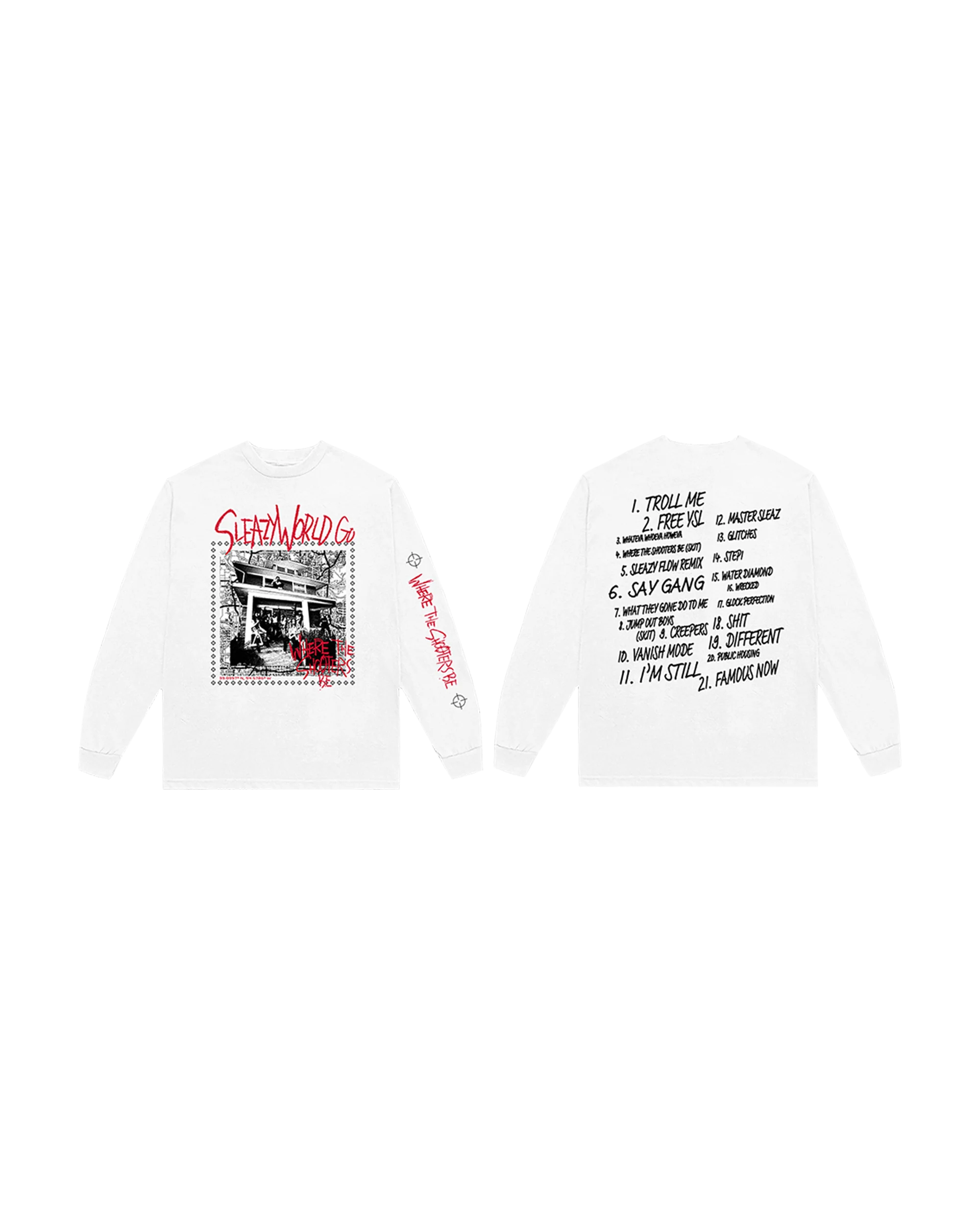 WTSB Tracklist Long Sleeve T-Shirt