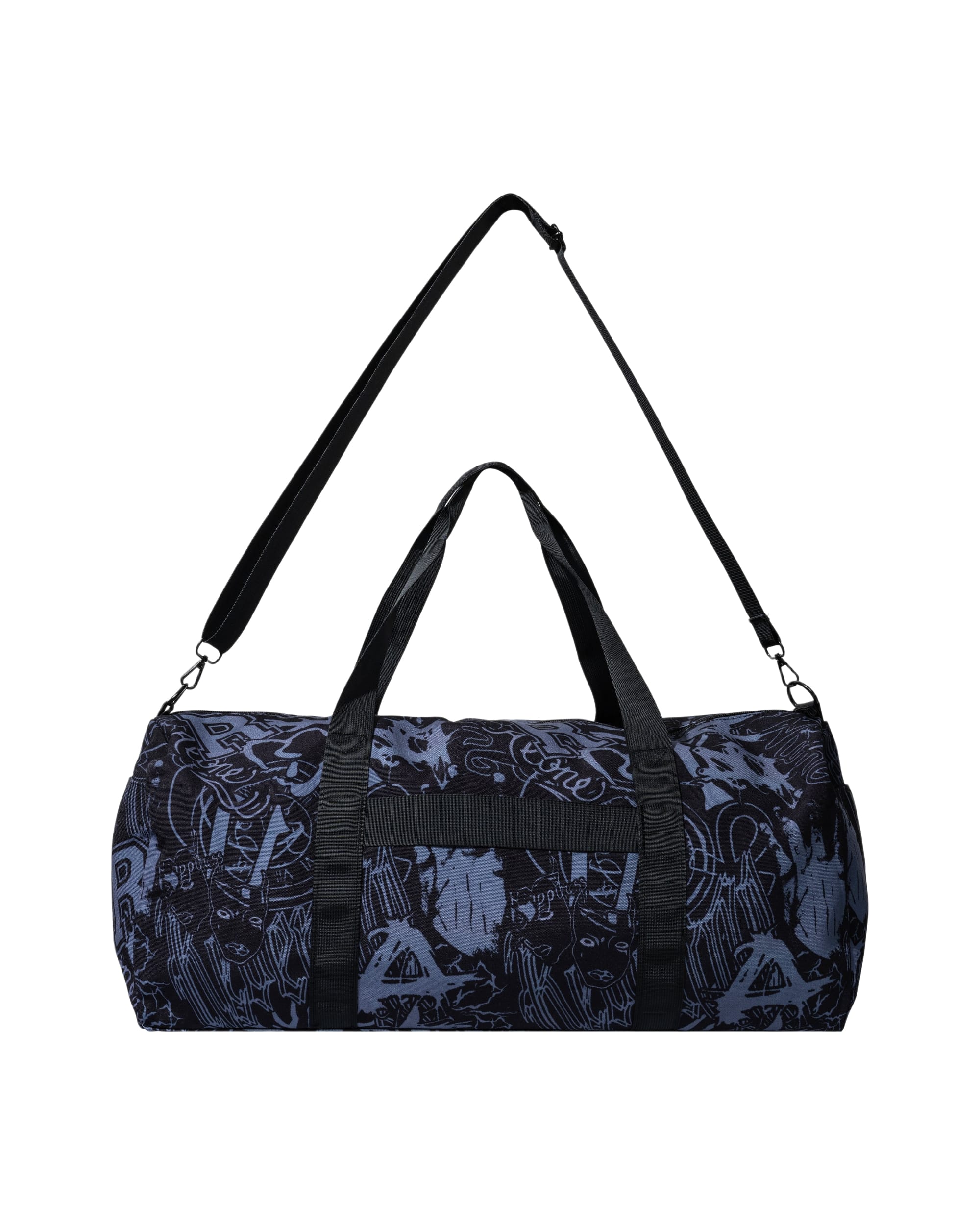 X COLLAGE PATCHES CANVAS DUFFEL BLACK/WHITE - Image 6