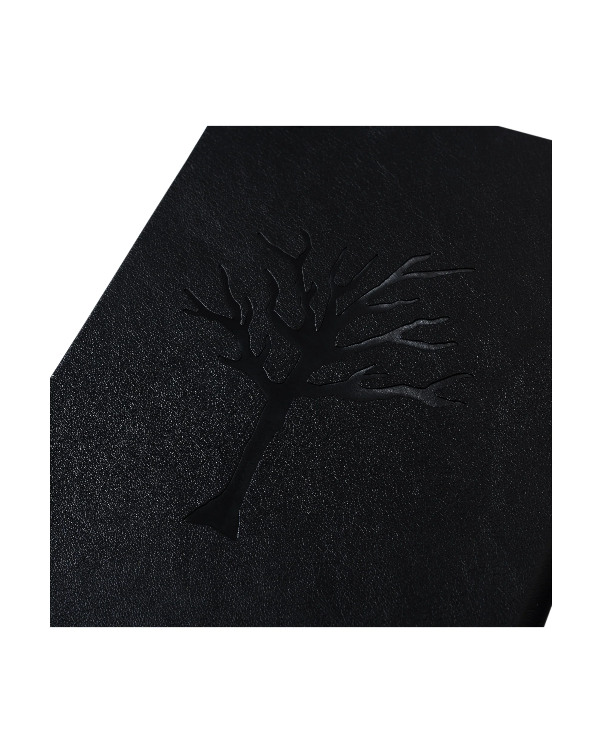 X HEARTBREAK DEBOSSED LEATHER NOTEBOOK BLACK - Image 5