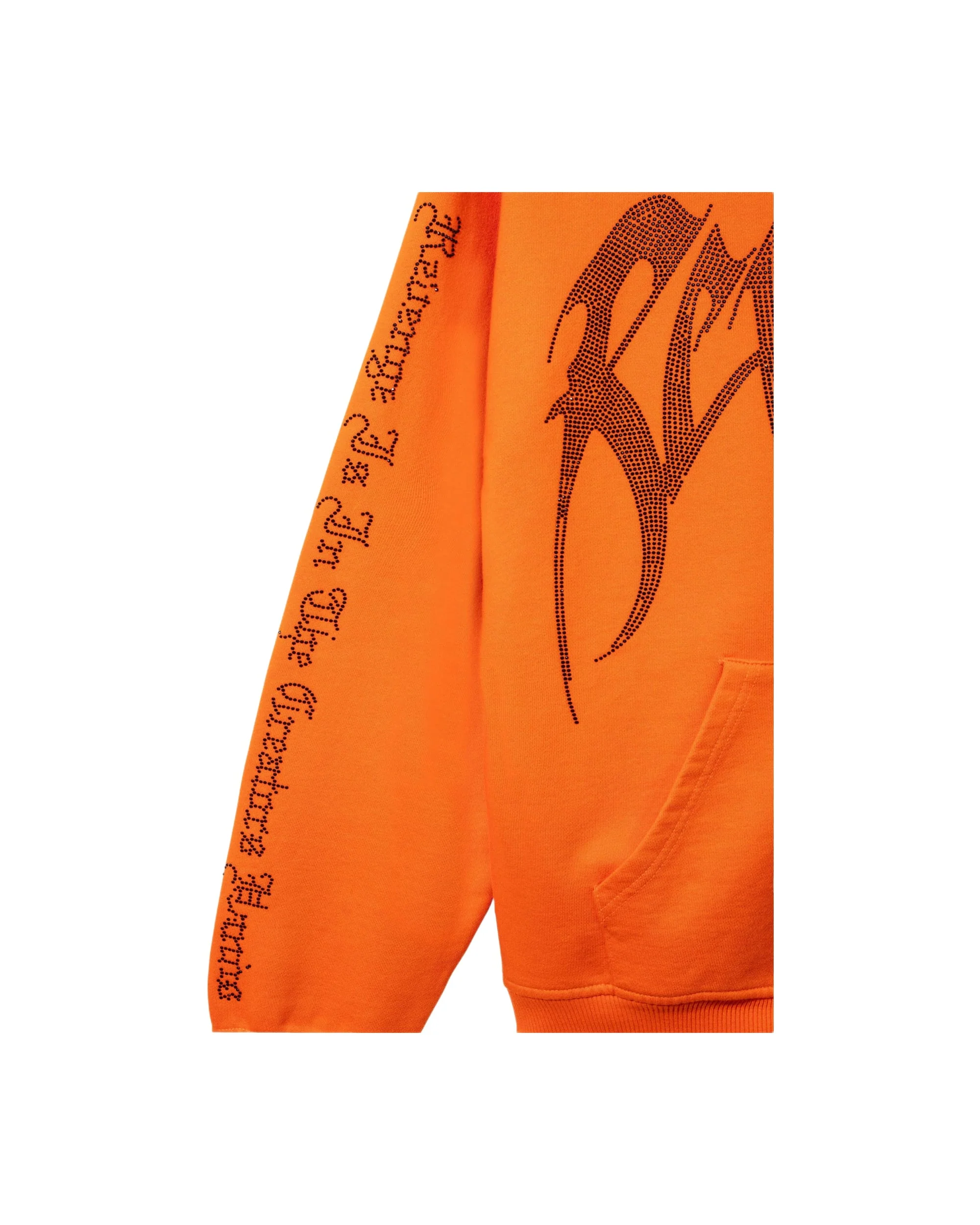 X KILL BEJEWELED ZIP ORANGE/BLACK - Image 2