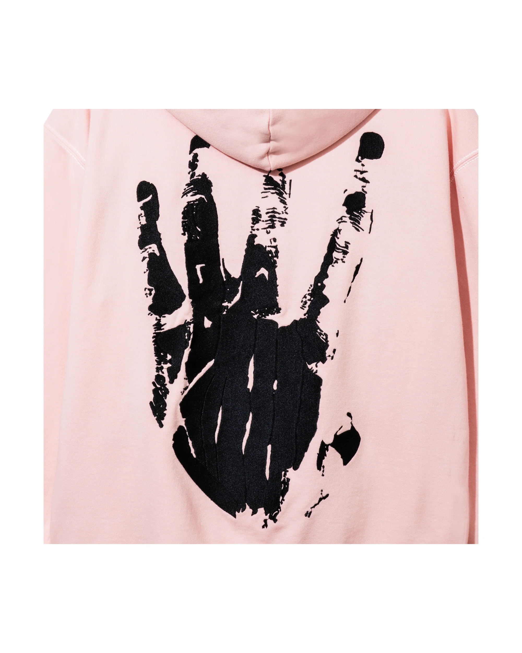 X KILL CONTRAST STITCH ZIP WASHED PINK/BLACK - Image 5
