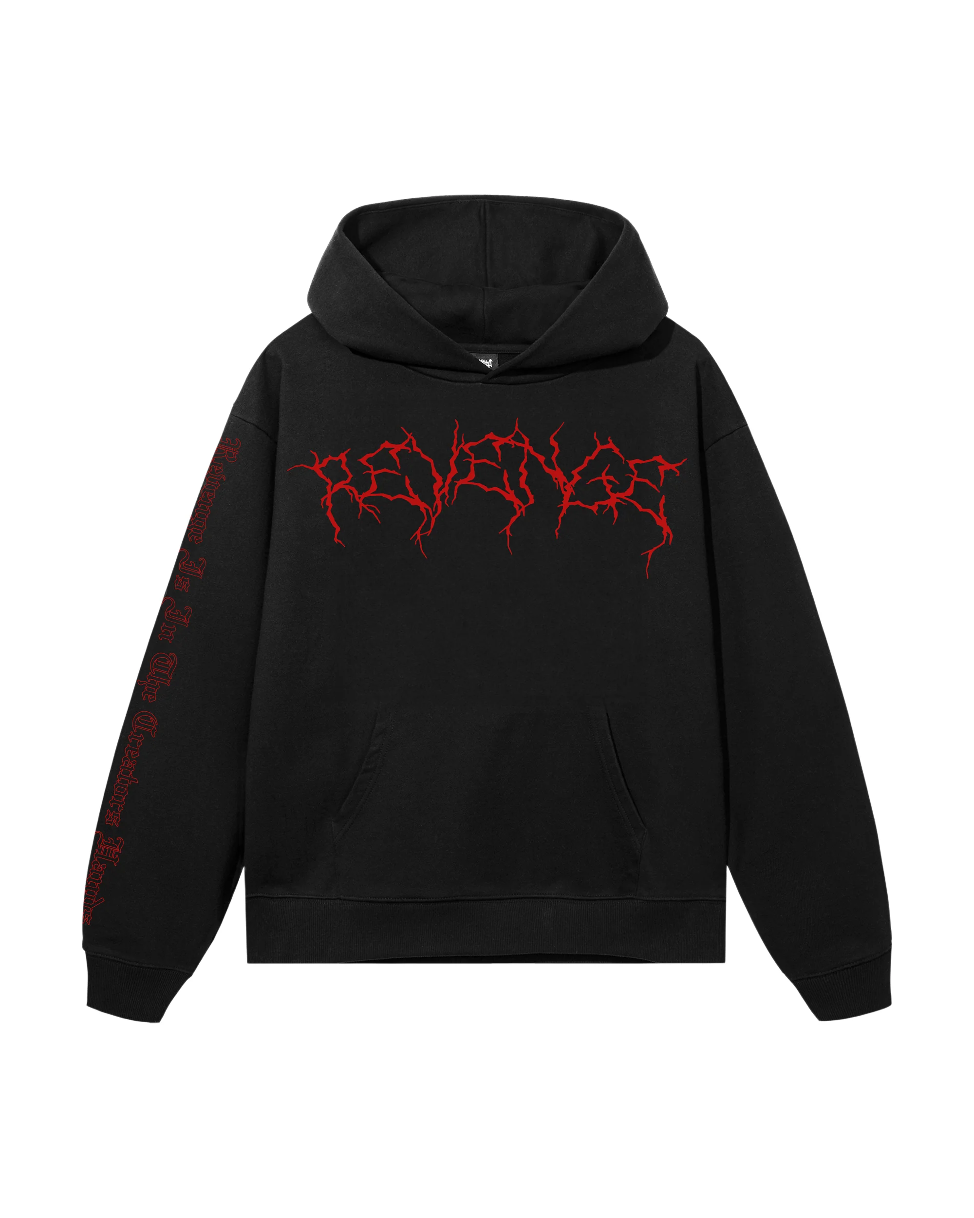 X LIGHTNING KILL HOODIE BLACK/RED