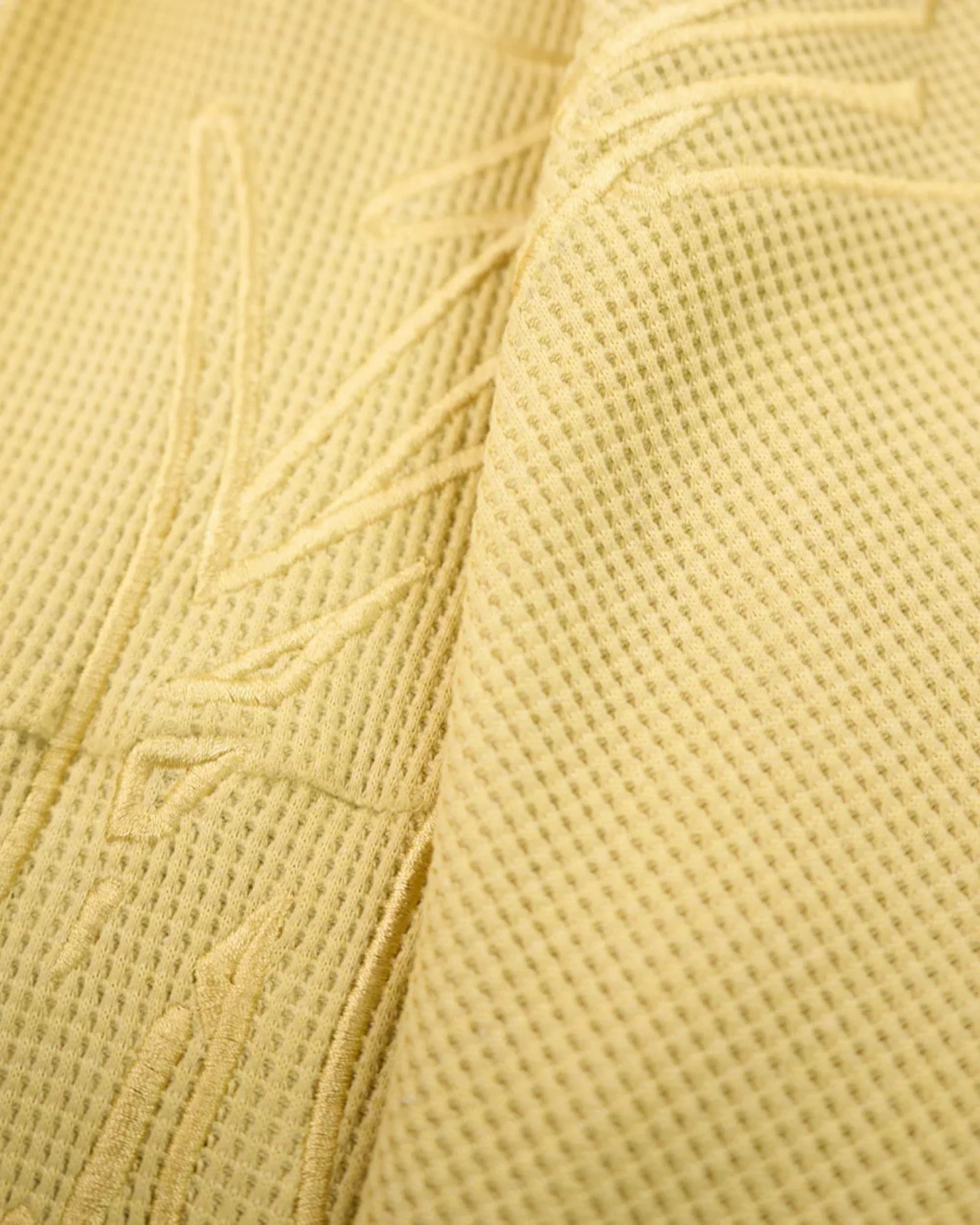 X-RAY THERMAL KNIT HOODIE V2 (YELLOW) - Image 4