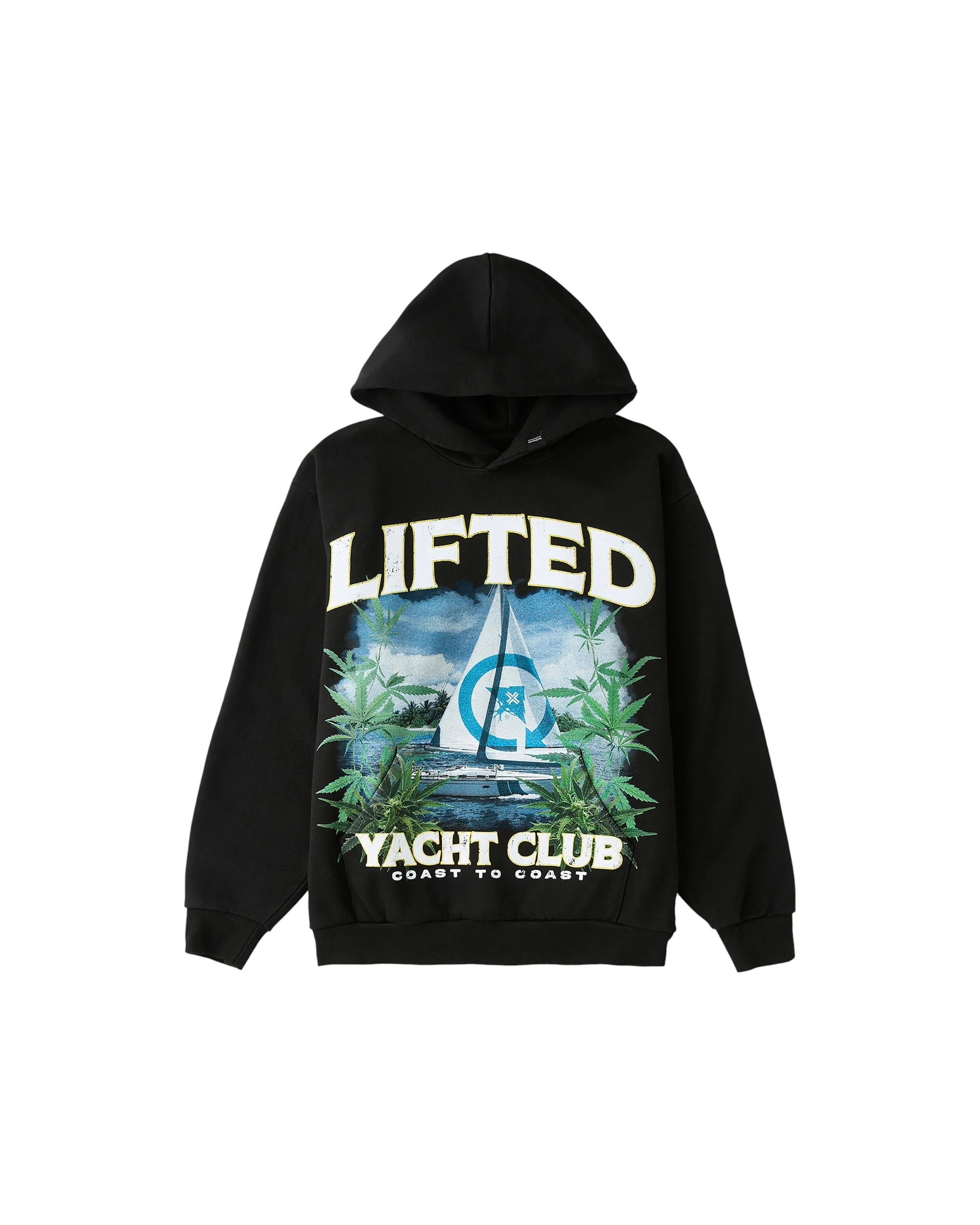 YACHT CLUB HOODIE Black
