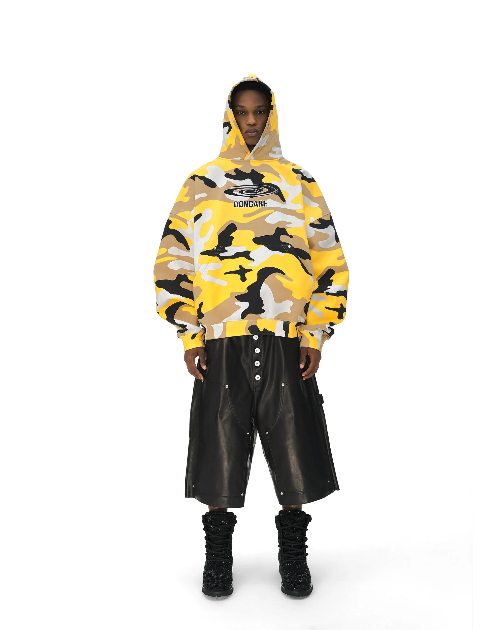 YELLOW CAMO HOODIE - Image 10