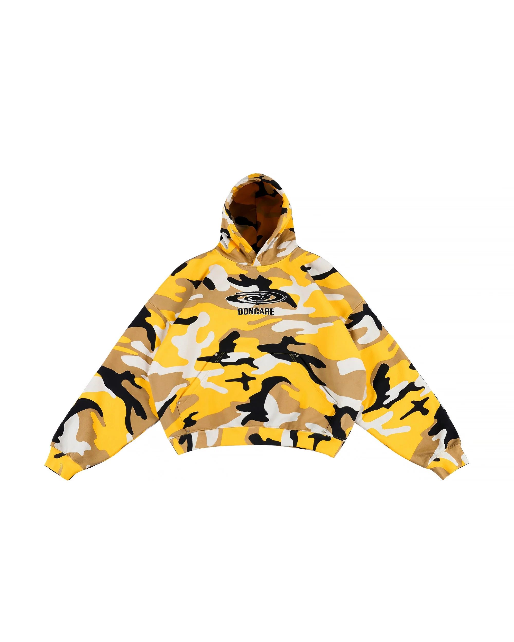 YELLOW CAMO HOODIE - Image 9