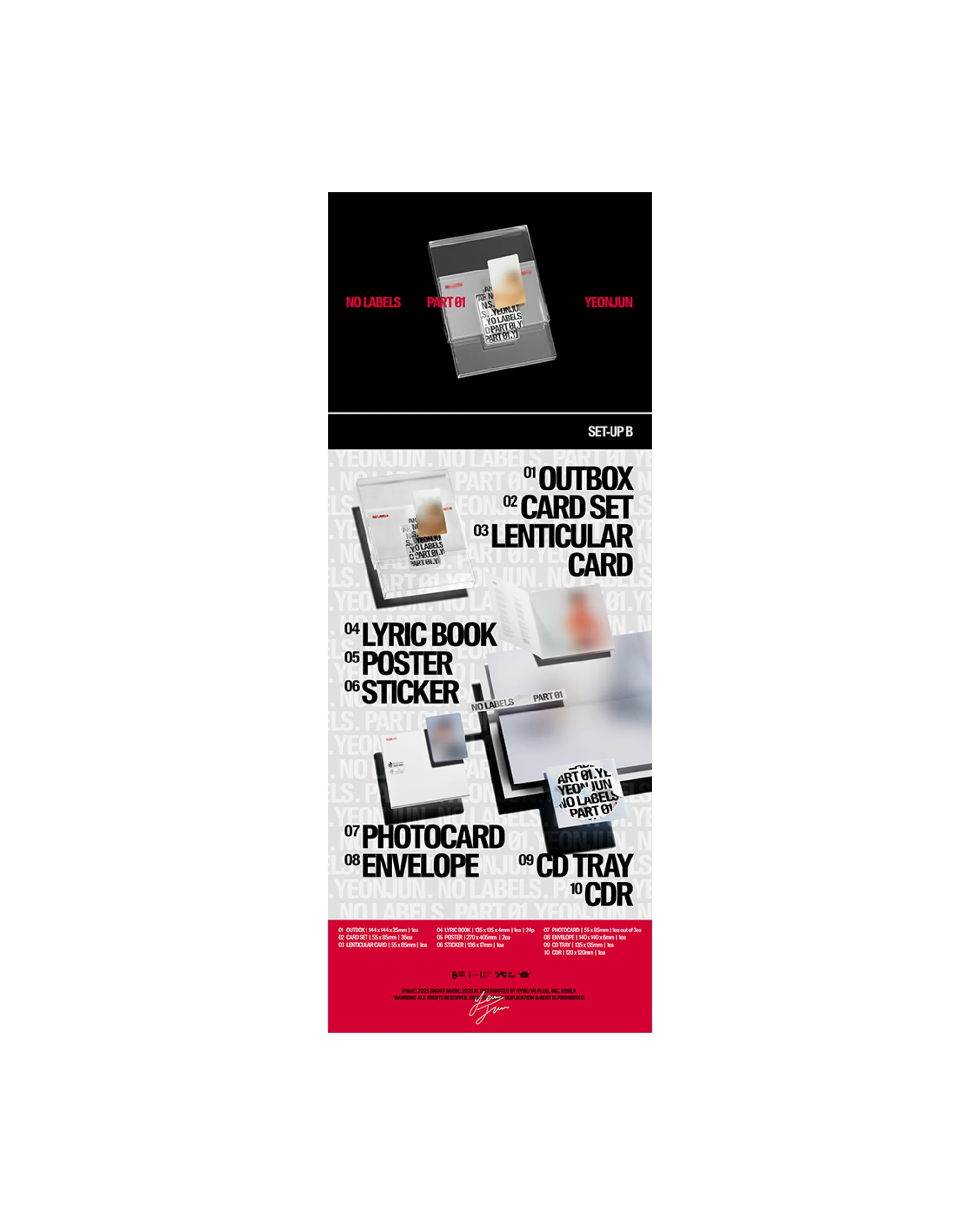 YEONJUN 'NO LABELS: PART 01' (SET-UP B) - Image 2