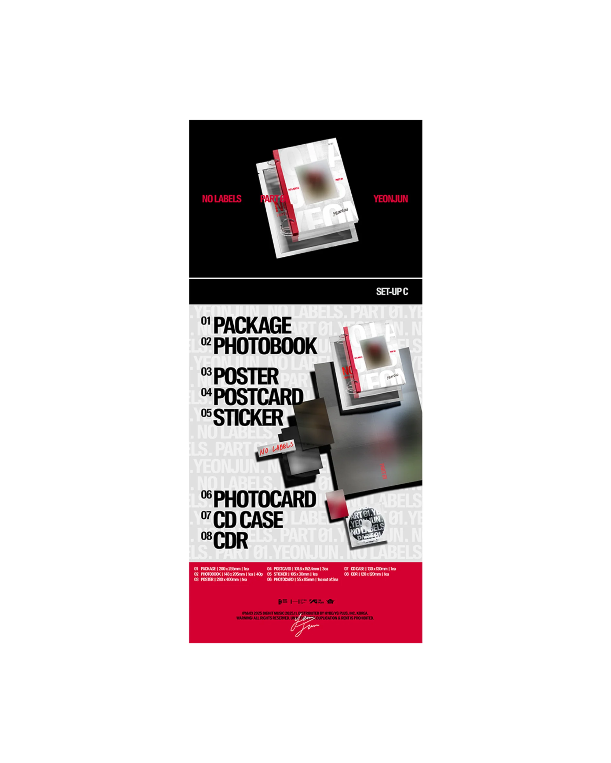 YEONJUN 'NO LABELS: PART 01' (SET-UP C) - Image 2
