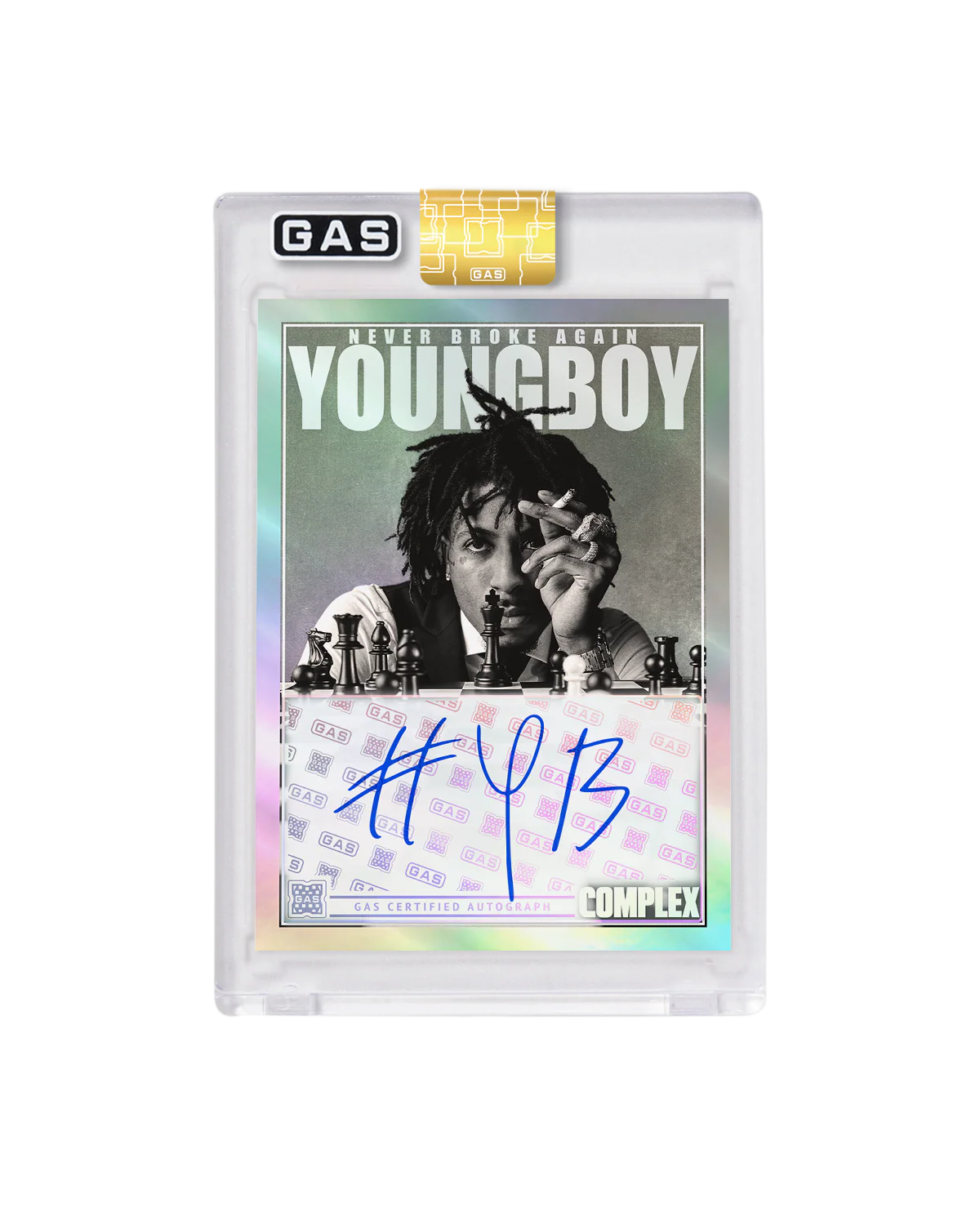 YoungBoy Never Broke Again Complex Cover x GAS Trading Card - Image 3