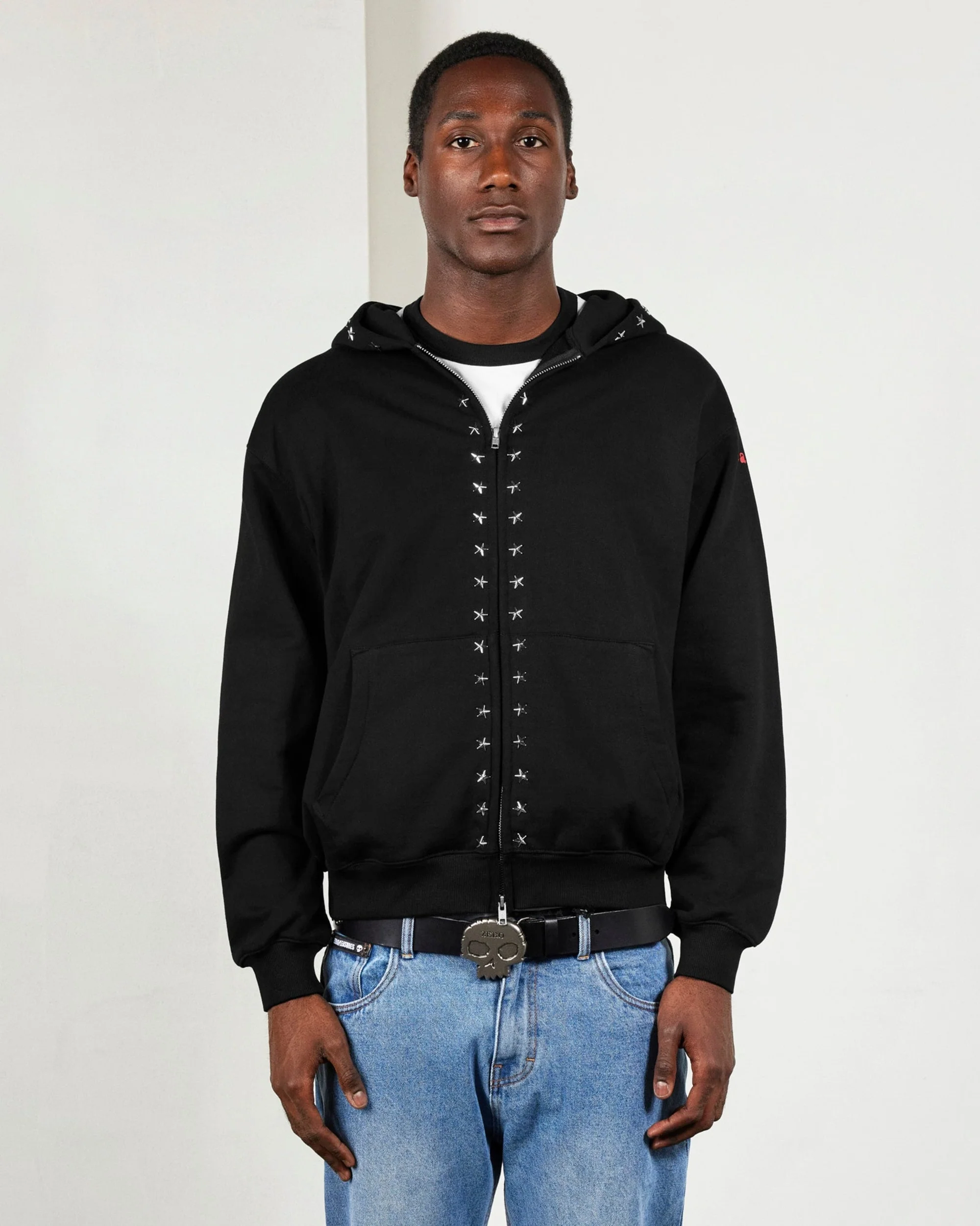 ZERO STUDDED HOODIE - Image 2