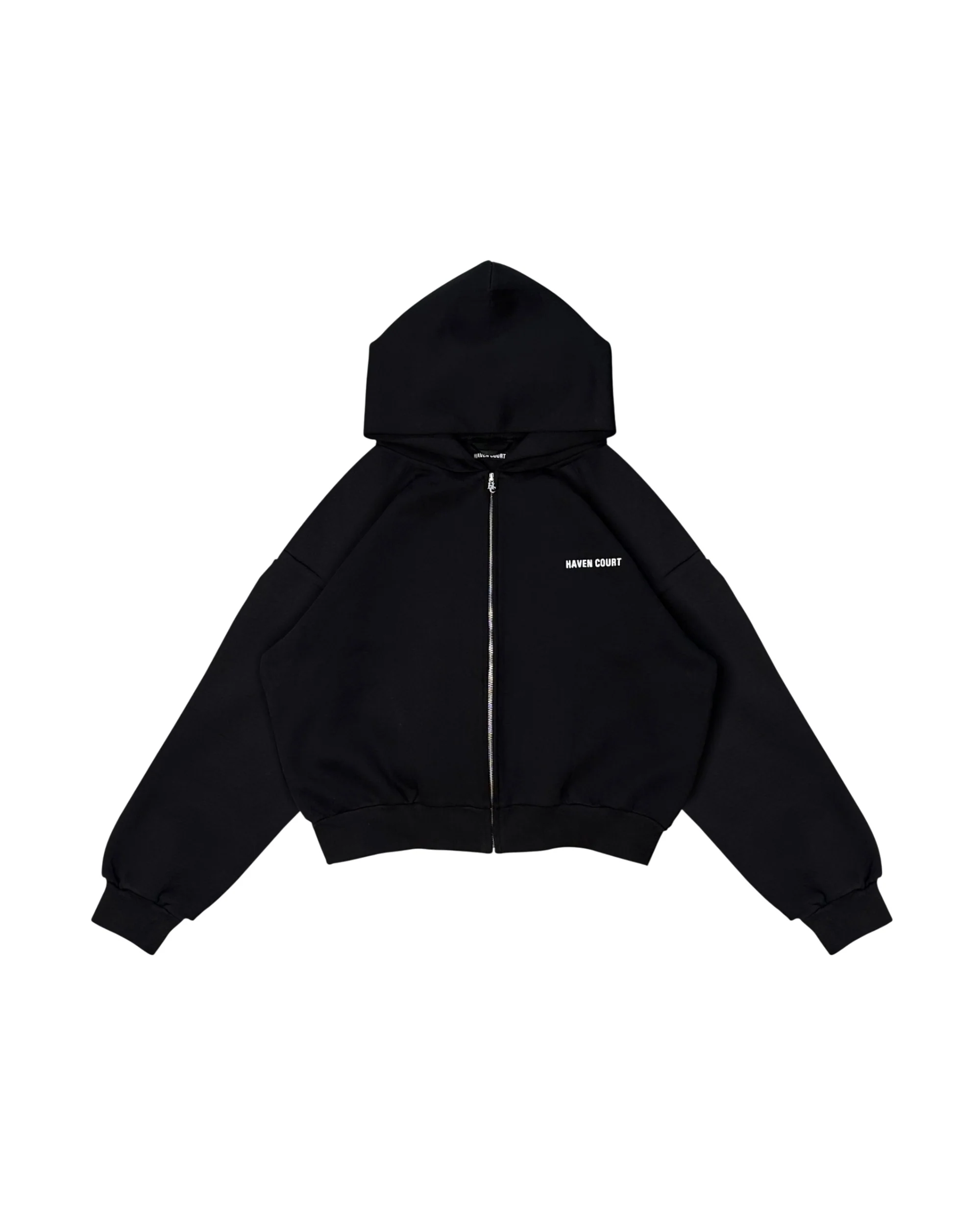 Zip Up V4 Bonded Hoodie (logo) by